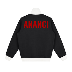 Contrast Side Stripe Fleece Track Jacket