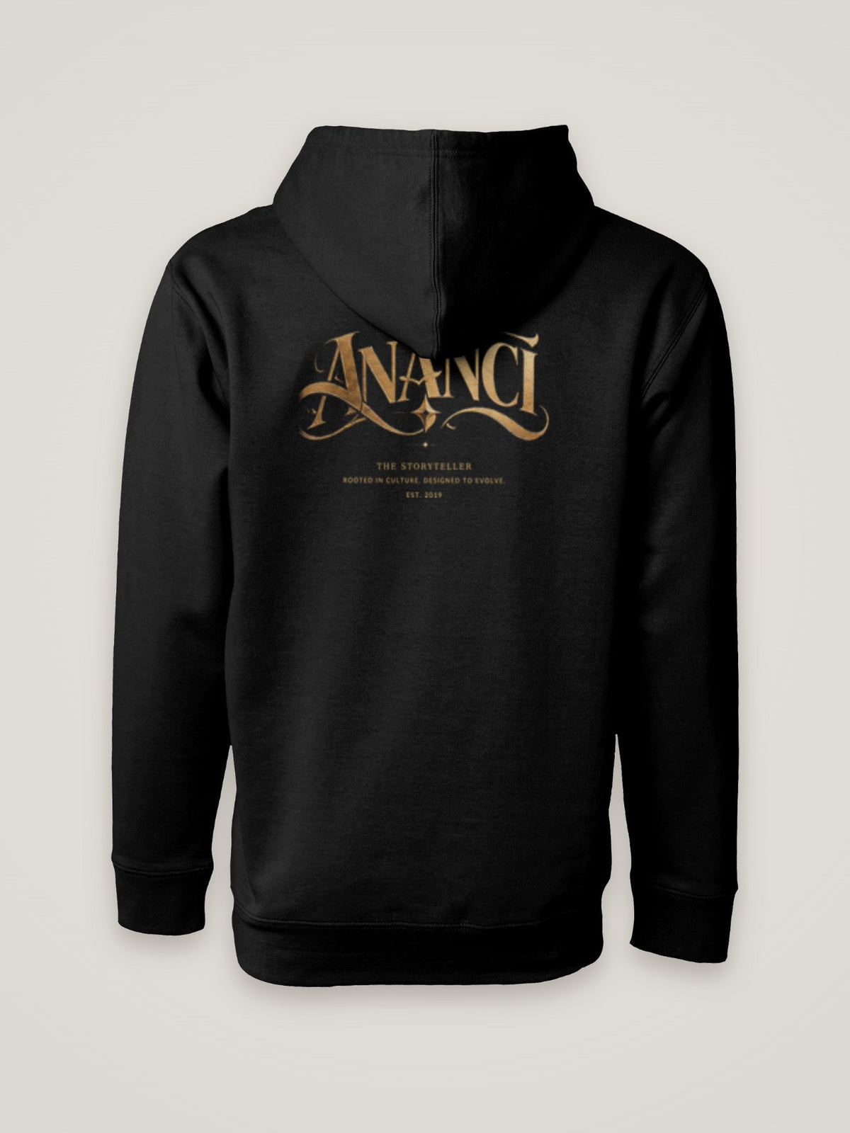 Evolution 001 Hoodie Gold Heritage, black, back