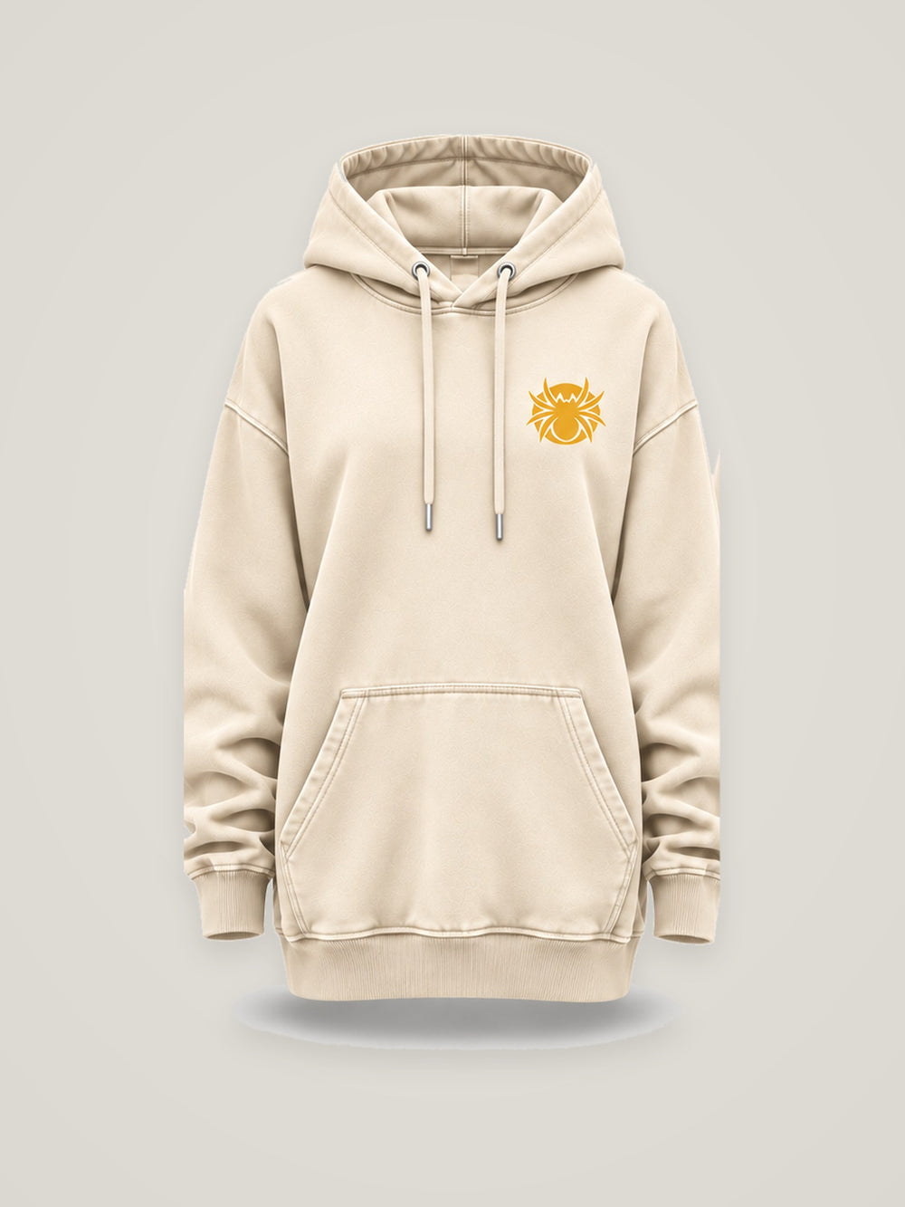 Her Element Lavish oversized hoodie in desert sand, front