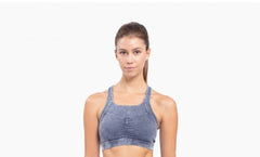 Acid wash sports bra