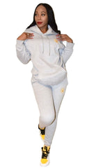 Ananci stylish back zipper tracksuit