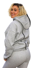 Ananci 2 Pc Long Sleeves Back Zipper Tracksuit