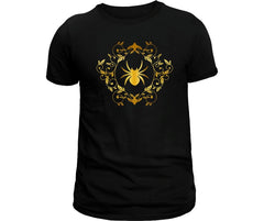 ANANCI GOLD FLORAL LOGO T-SHIRT