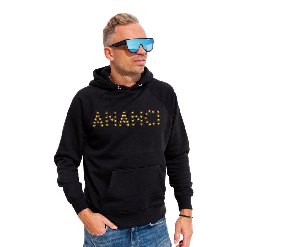 Ananci Baby Spider Logo Pullover Hoodie