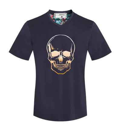 Holographic Gold Skull Tee