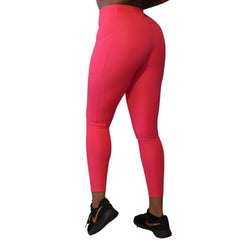 Pink Sweetheart No Front Seam High waist Pocket Leggings