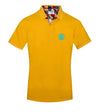 Canary Solid Color Cotton Short  Sleeve Polo Shirt